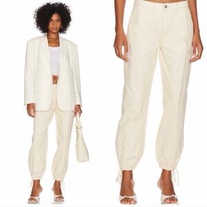 Superdown Beige Cargo Pants